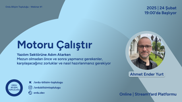 Motoru Çalıştır - Ender Ahmet Yurt | Webinar