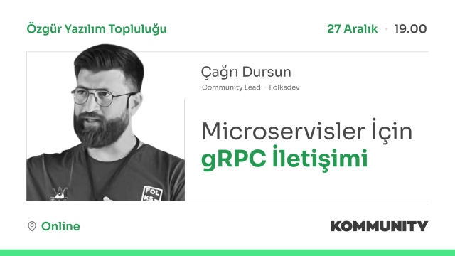 Microservisler için gRPC İletişimi