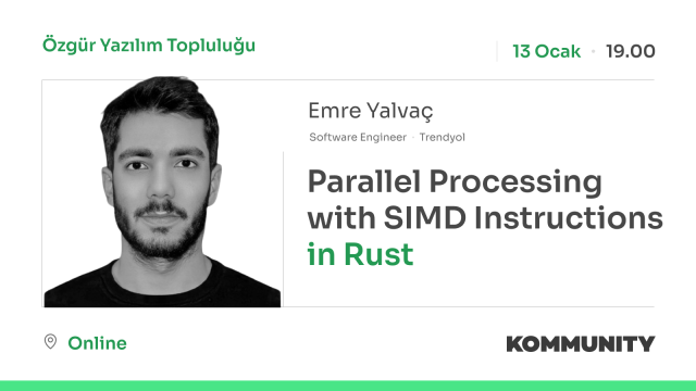 Parallel Processing with SIMD Instructions in Rust - Emre Yalvaç