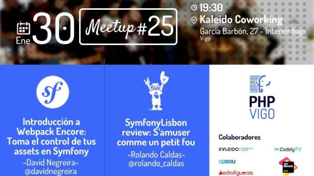 PHPVigo #25: Webpack Encore & SymfonyLisbon Review