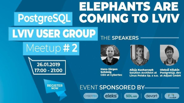 PostgreSQL Lviv User Group Meetup #2