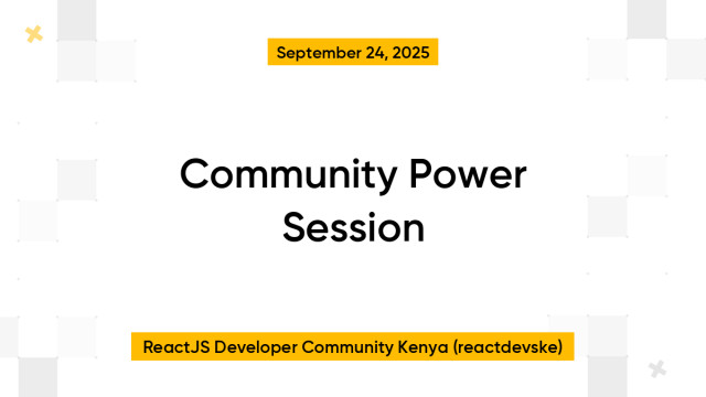 Community Power Session