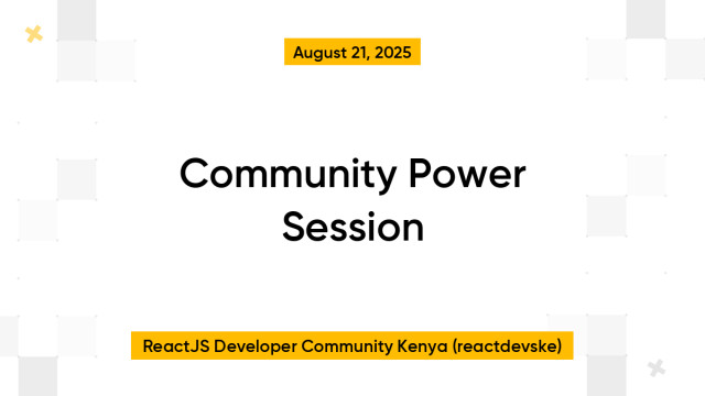 Community Power Session