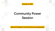 Community Power Session