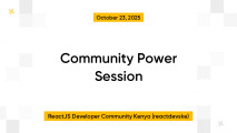 Community Power Session
