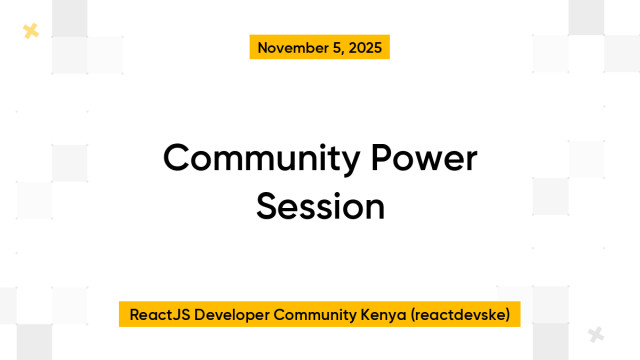 Community Power Session