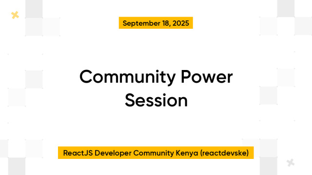 Community Power Session