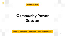 Community Power Session