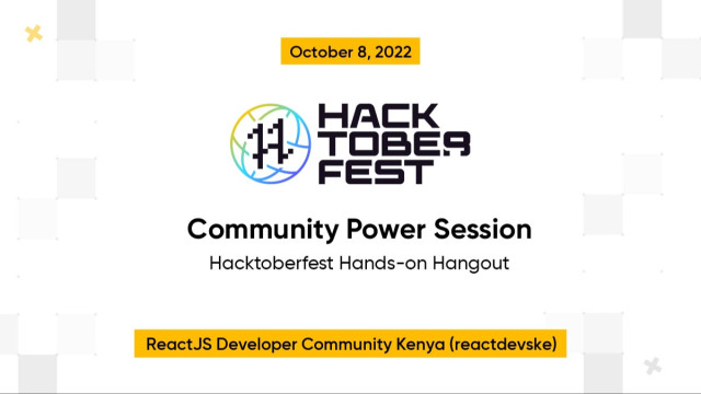 Community Power Session — Hacktoberfest Hands-on Hangout 2022