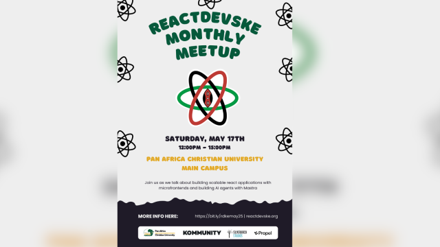 ReactDevsKe Meetup — May 2025