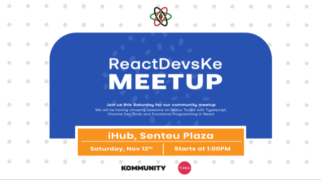 ReactDevsKe Meetup — November 2022
