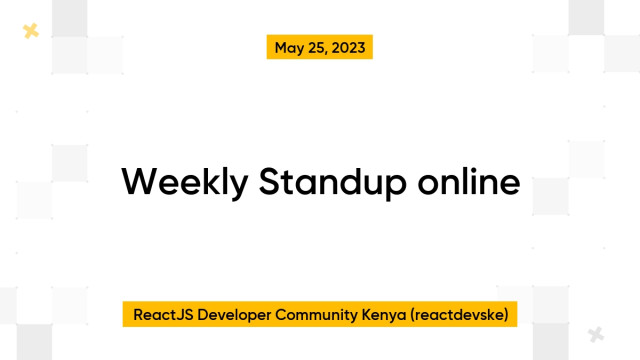 Weekly Standup online