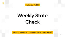 Weekly State Check