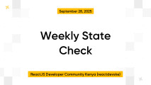 Weekly State Check