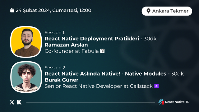 React Native TR - Meetup #1