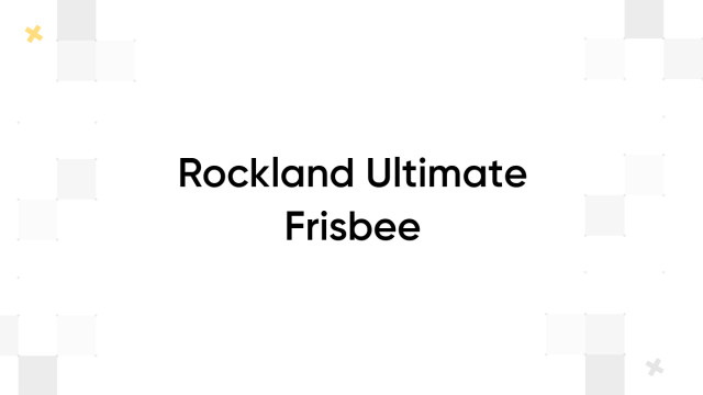 Rockland Ultimate Frisbee