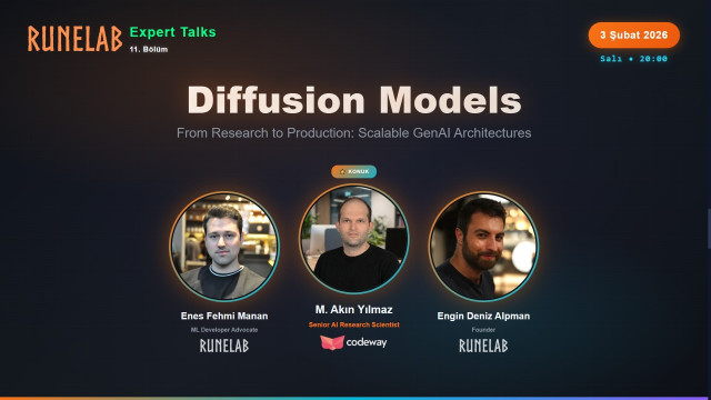 Expert Talks #11 | M. Akın Yılmaz| Diffusion Models
