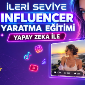 Yapay Zeka İle Gelir Elde Etme Yöntemleri #2 - İleri Düzey Influencer Yaratma