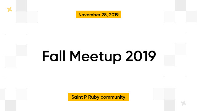 Fall Meetup 2019