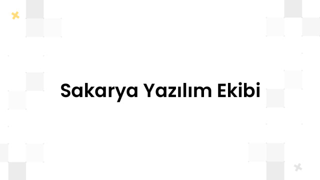 Sakarya Yazılım Ekibi