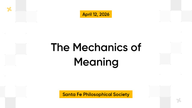 The Mechanics of Meaning