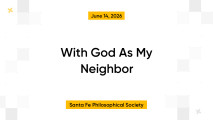 With God As My Neighbor