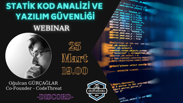 Statik Kod Analizi ve Yazılım Güvenliği - Webinar