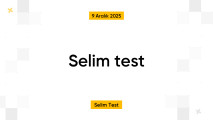 Selim test
