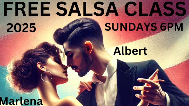 SF FREE SALSA CLASS, SUNDAYS 6-8 PM