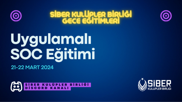 Uygulamalı SOC Eğitimi 2.Gün