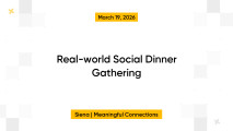 Real-world Social Dinner Gathering