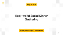 Real-world Social Dinner Gathering