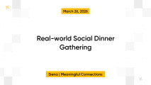 Real-world Social Dinner Gathering