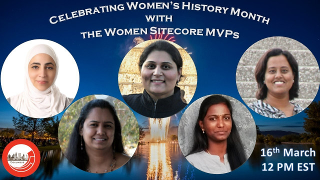 Celebrating Women's History Month with the Women Sitecore MVPs