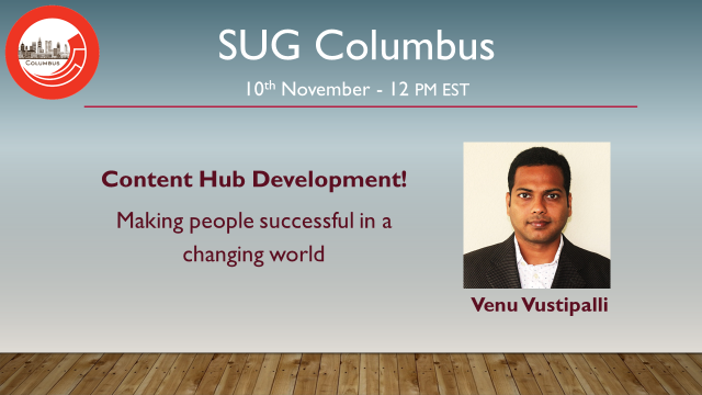 Content Hub Development! Making people successful in a changing world