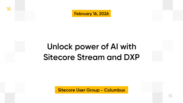 Unlock power of AI with Sitecore Stream and DXP