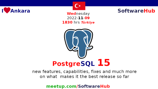 PostgreSQL 15 and what makes it the best release so far (Wed, 9th Nov, 1830 hrs)