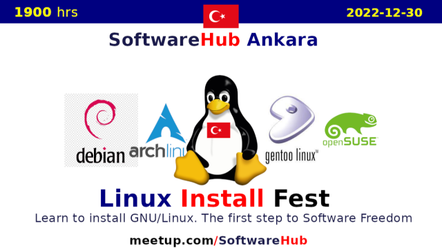 GNU Linux Install Fest (Fri, 30th Dec at 1900 hrs)