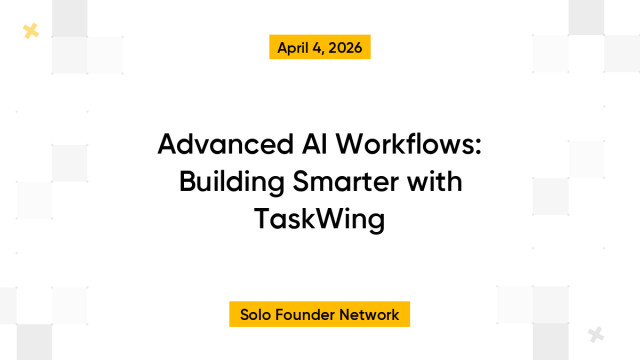 Advanced AI Workflows: Building Smarter with TaskWing