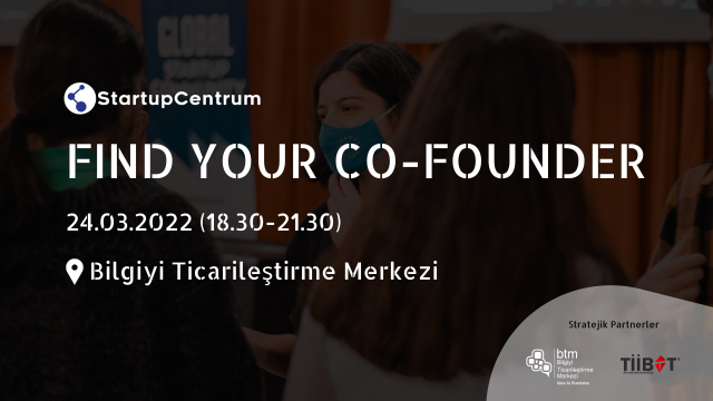 Find Your Co-Founder İstanbul - StartupCentrum