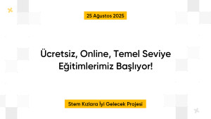 Ücretsiz, Online, Temel Seviye Eğitimlerimiz Başlıyor!