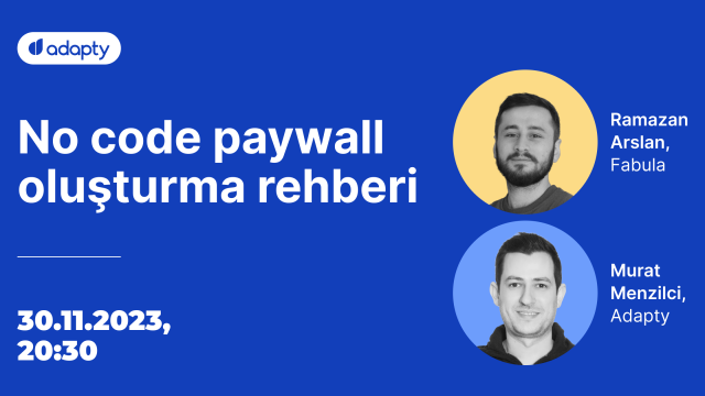 No Code Paywall Oluşturma Rehberi