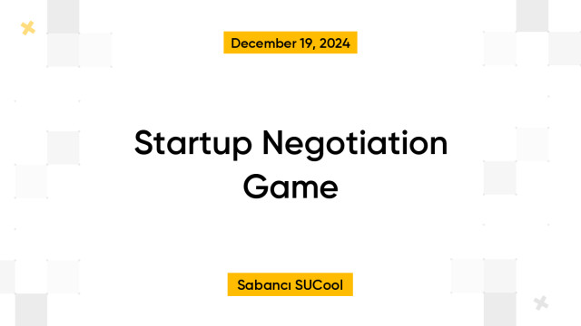 Startup Negotiation Game