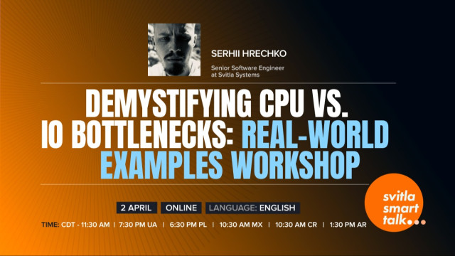 Demystifying CPU vs. IO Bottlenecks: Real-World Examples Workshop