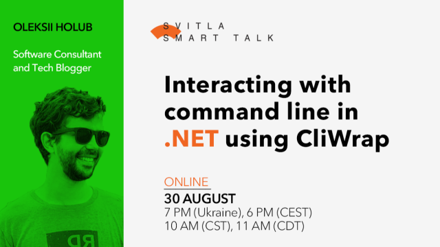 Svitla Smart Talk: Interacting with command line in .NET using CliWrap