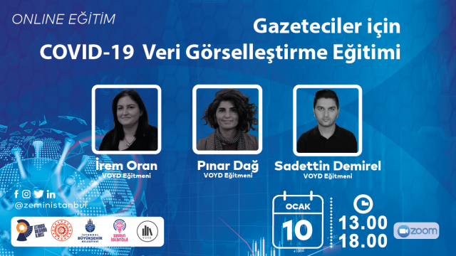 Gazeteciler için COVID-19 Veri Görselleştirme Eğitimi
