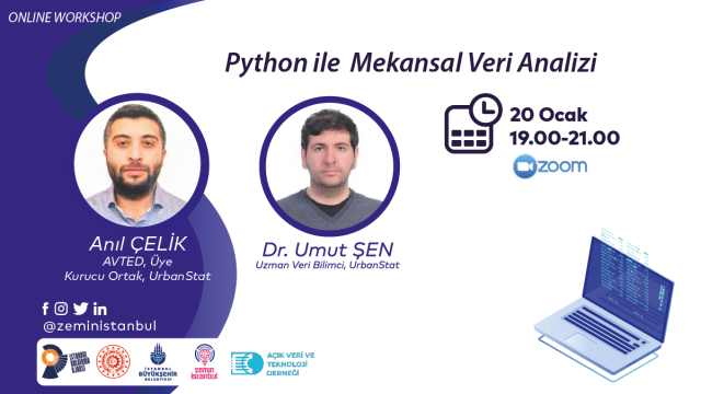 Online Workshop | Python ile Mekansal Veri Analizi