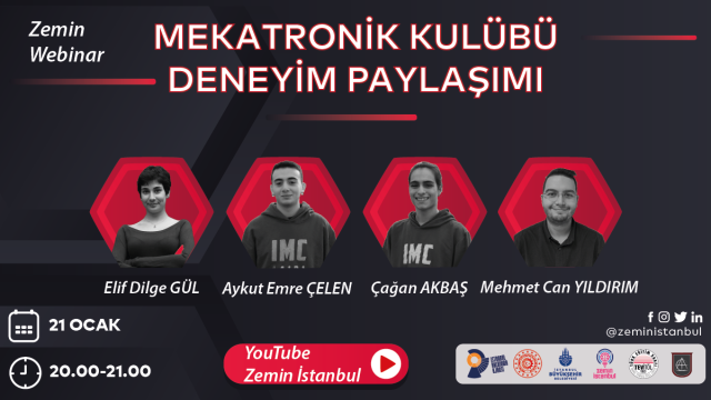 Zemin Webinar | Mekatronik Kulübü Deneyim Paylaşımı