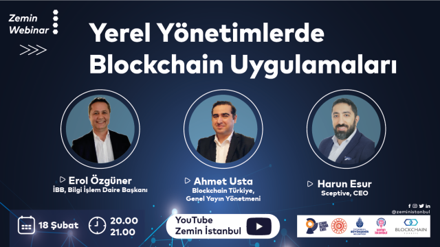 Zemin Webinar | Yerel Yönetimlerde Blockchain Uygulamaları