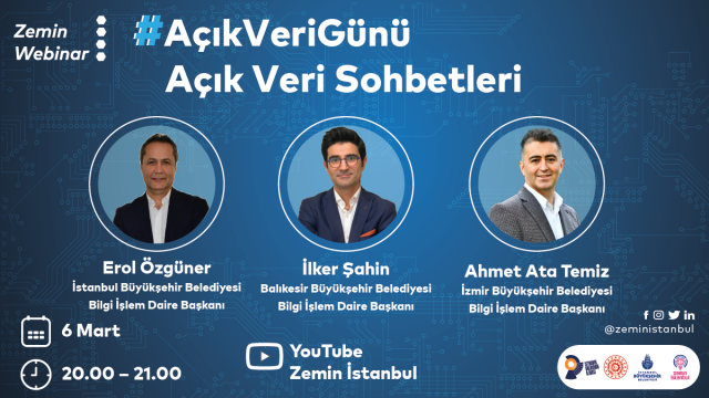 Zemin Webinar | Açık Veri Sohbetleri (6 Mart Açık Veri Günü)